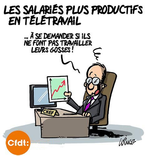 teletravail pole emploi