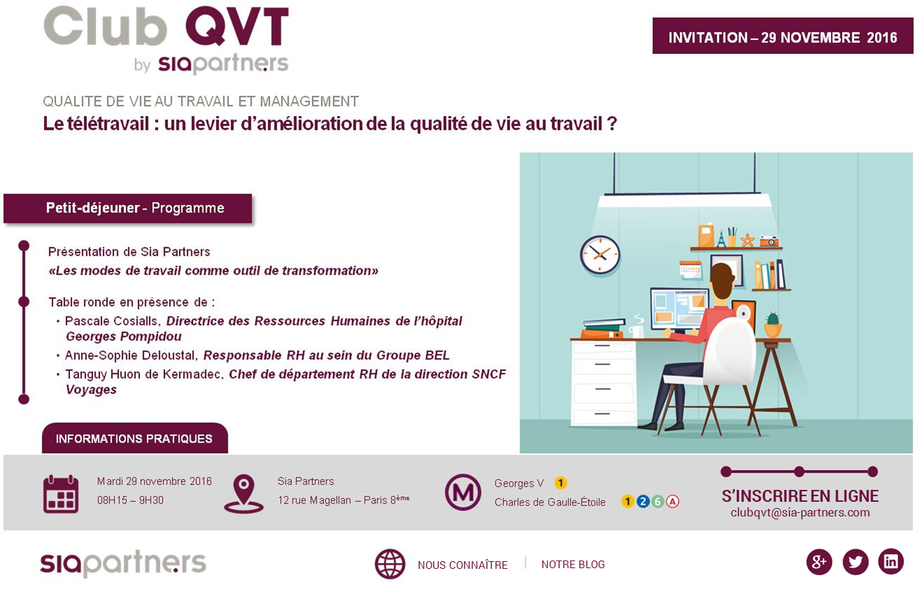 teletravail qualite de vie au travail