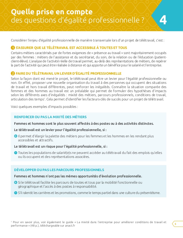 teletravail quels metiers