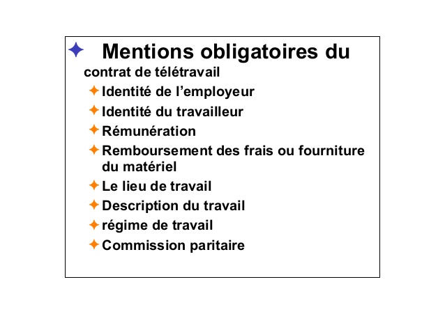 teletravail remuneration