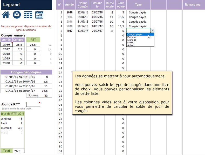teletravail rtt