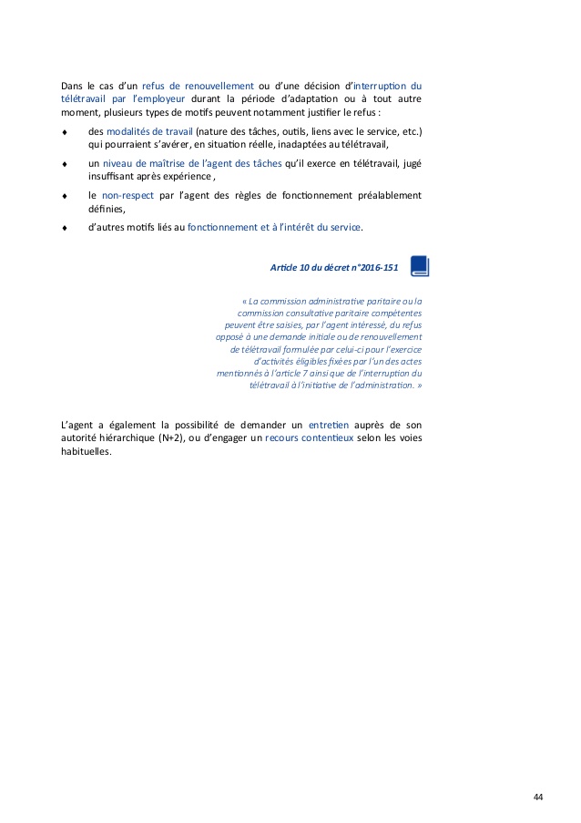 teletravail saisie offre emploi