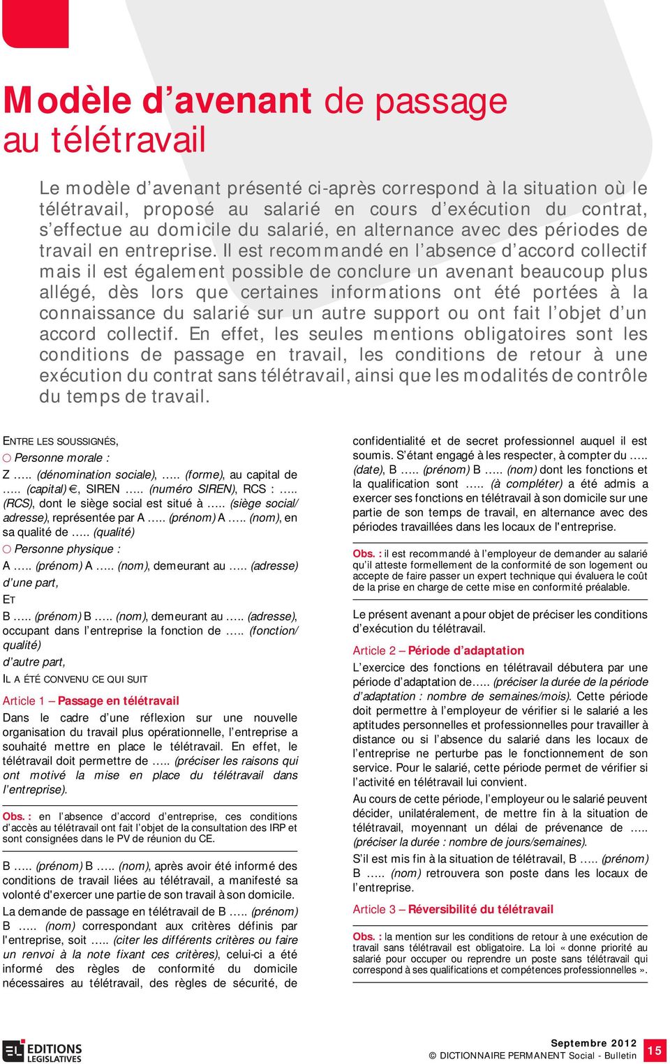teletravail sans diplome