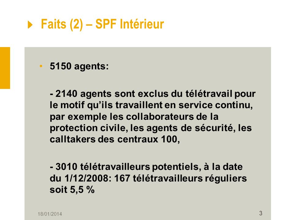 teletravail spf emploi