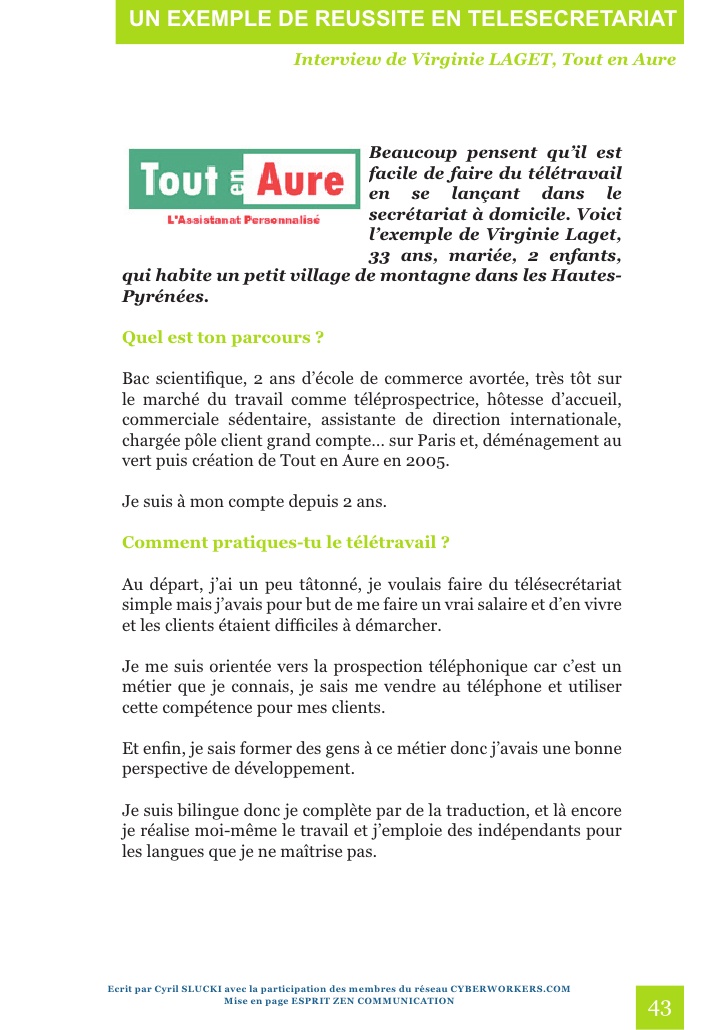 teletravail traduction