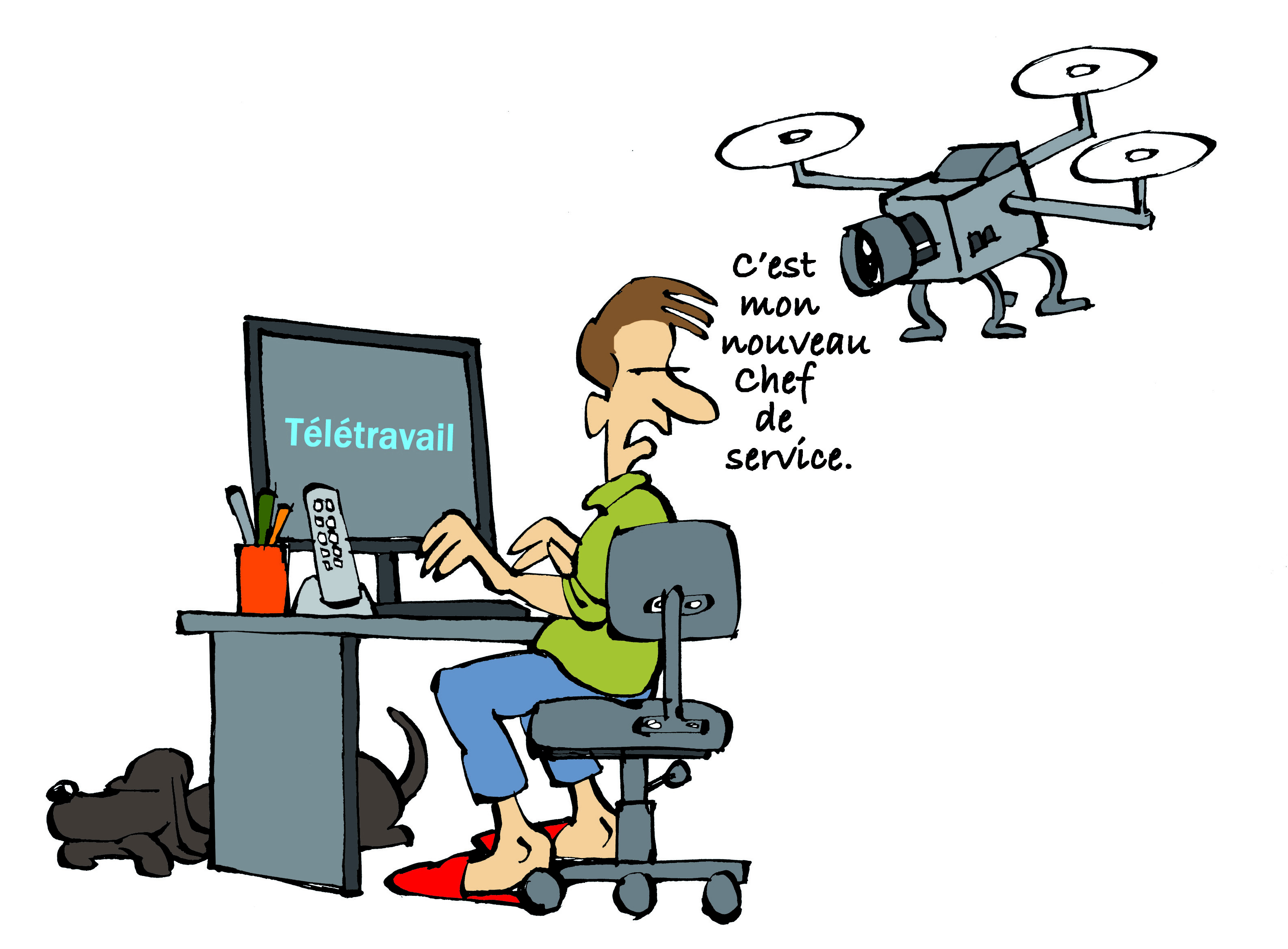 teletravail urgent