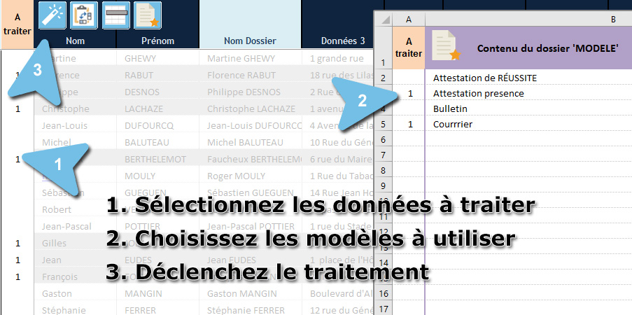 teletravail vba excel