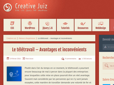 teletravail wordpress