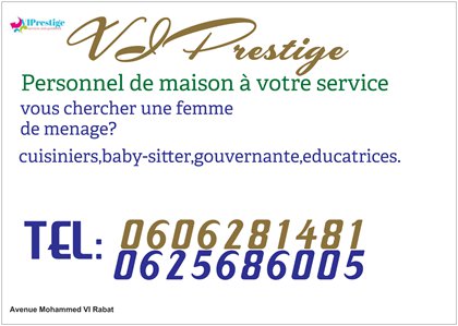 travail a domicile a rabat