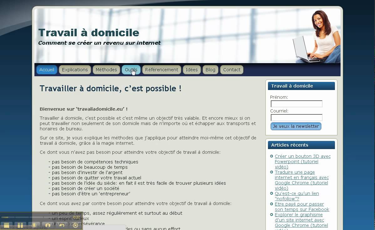 travail a domicile graphisme