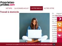 travail a domicile immobilier