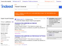 travail a domicile indeed