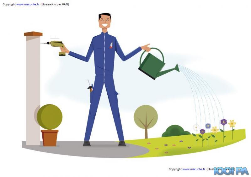 travail a domicile jardinage