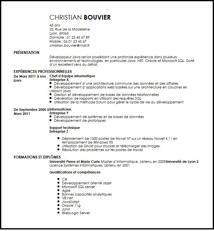 travail a domicile java