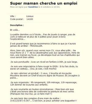 travail a domicile le bon coin