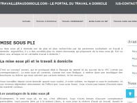travail a domicile mise sous pli echantillon
