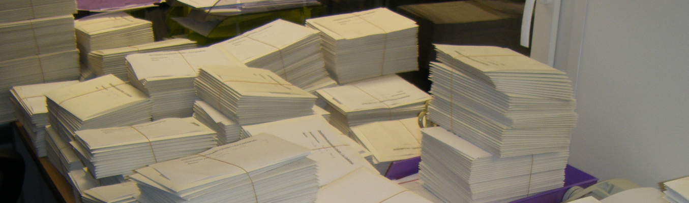 travail a domicile nord mise sous pli