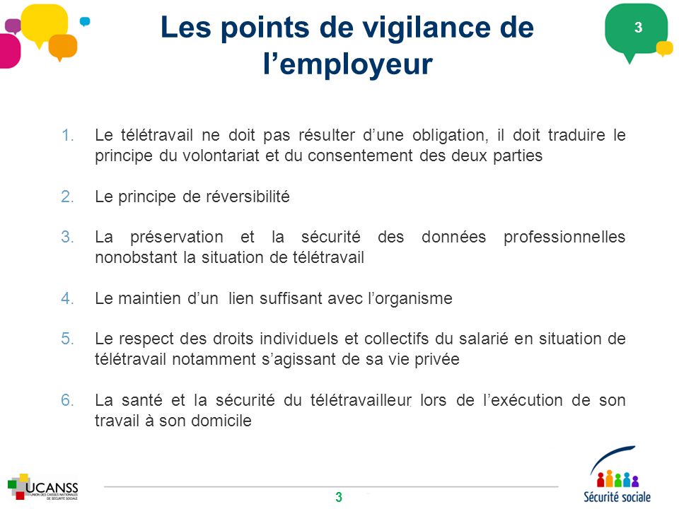 travail a domicile obligations de l'employeur