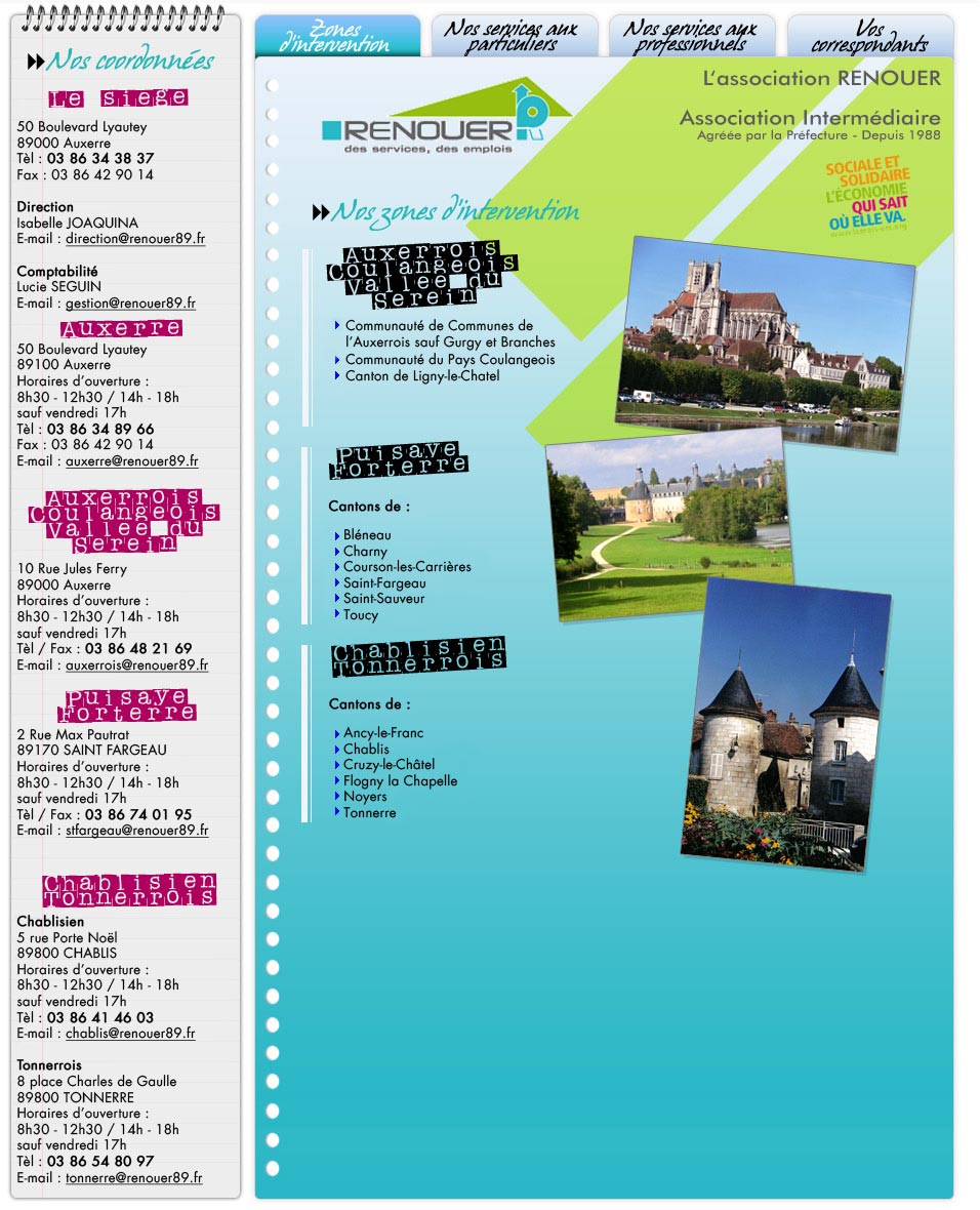 travail a domicile yonne