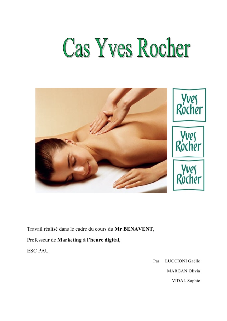 travail a domicile yves rocher