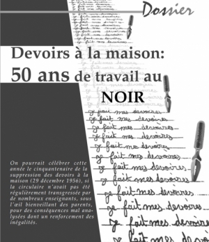 travail a la maison ecole primaire