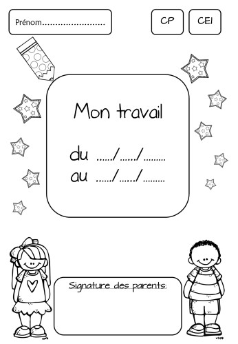 travail a la maison en cp