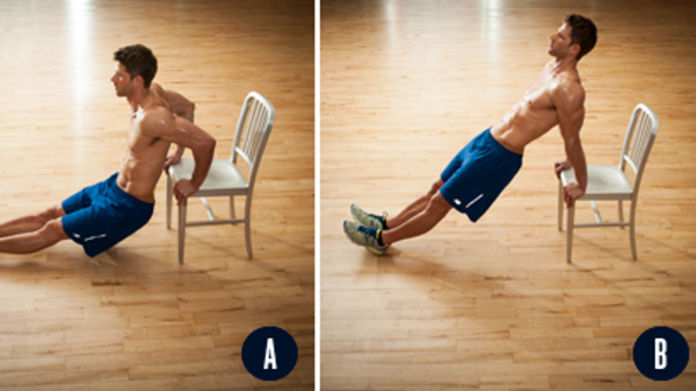 travail biceps a la maison