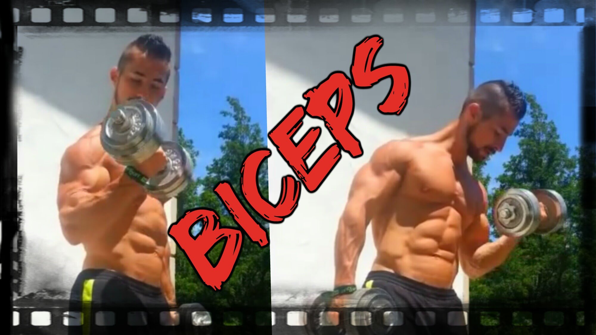travail biceps a la maison